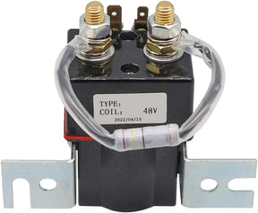 Panglong Club Car 48V 4 Terminal Albright Solenoid Coil with Resistor Assembly for 1995-Up DS and 2004-2008 Precedent Golf Carts OEM# 101908701 102774701 5722