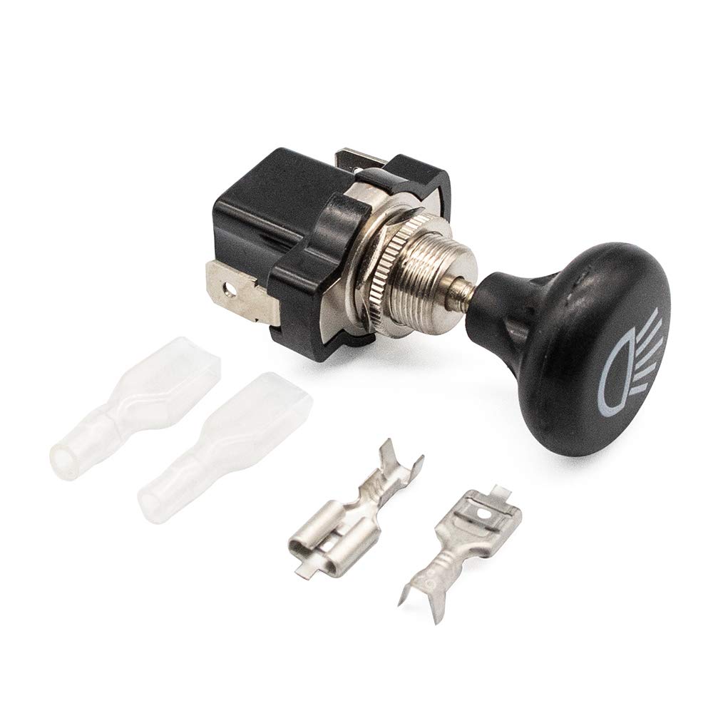 Universal 12V Car Push Pull Headlight Switch Button,Suitable for Golf Cart Club Car EZGO Yamaha