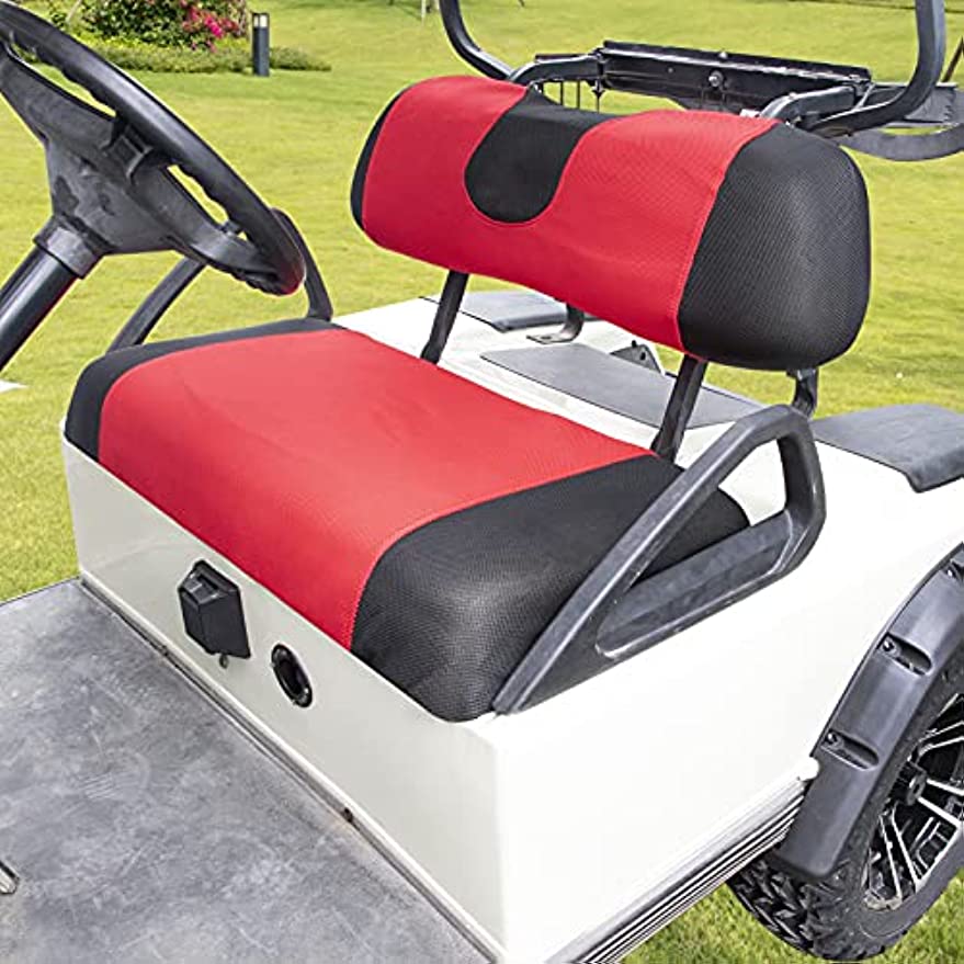 Golf Cart Seat Cover Set Fit for Club Car DS&EZGO TXT (S Size) DRIVE-UP