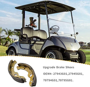 Golf Cart Brake Shoes Kit for EZGO Medalist TXT/ Yamaha Models DRIVE-UP