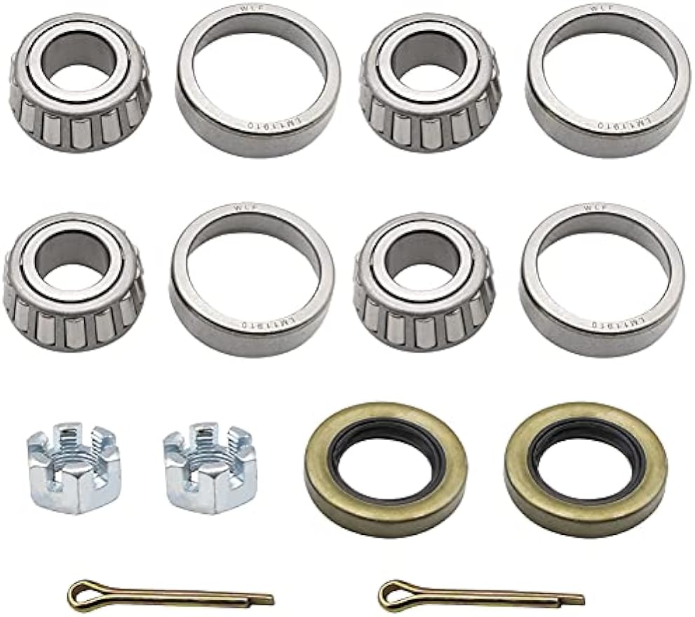 Front Wheel Bearing Hub Rebuild Kit for Club Car DS Carryall 1013135,1011393-2 Sets