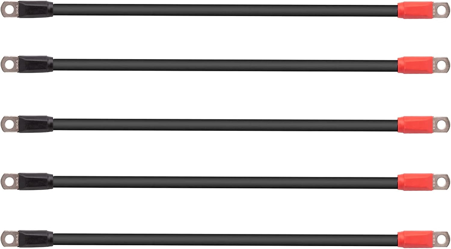 DRIVE-UP Golf Cart Battery Cable Set for Club Car DS 1995-Up 48 Volt 4 Gauge (Set of 5)