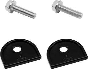 Golf Cart Front Top Strut Mount Pads with Stainless Steel Screws Kit, Fit for Club Car DS