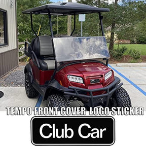 Silvery Temp Name Plate for ClubCar Golf Cart DRIVE-UP