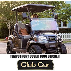 Black Gold Tempo Name Plate for ClubCar  Golf Cart DRIVE-UP