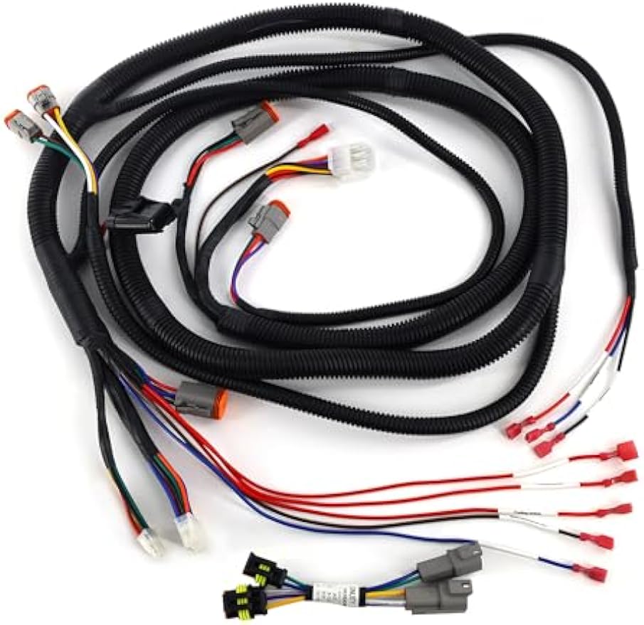 DRIVE-UP Golf Cart Control Wiring Harness for Club Car Precedent-Gray Controller#1515-5201, Include Mcor 2 & 4 Adapter Harness, Precedent Complete Vehicle Wiring Harnesse, OEM#103850301