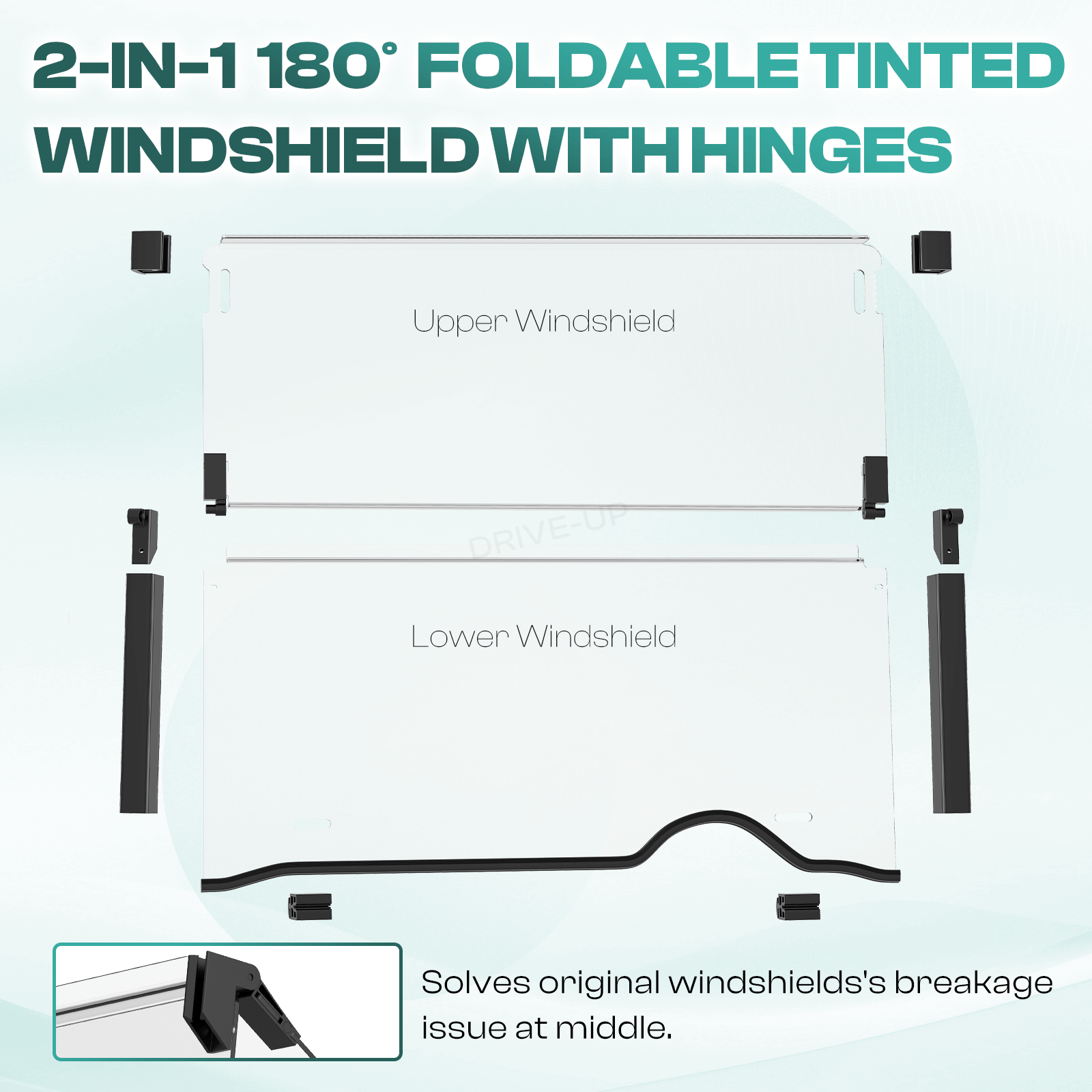 EZGO RXV windshield