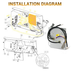 Drive-up Golf Cart On Board Computer OBC 48V with Square 6-Pins, Compatible with 2009-Up Club Car DS Regen II, DS IQ Villager 6 Villager 8 Golf Carts, OEM #102774601, 103709201, 101909903