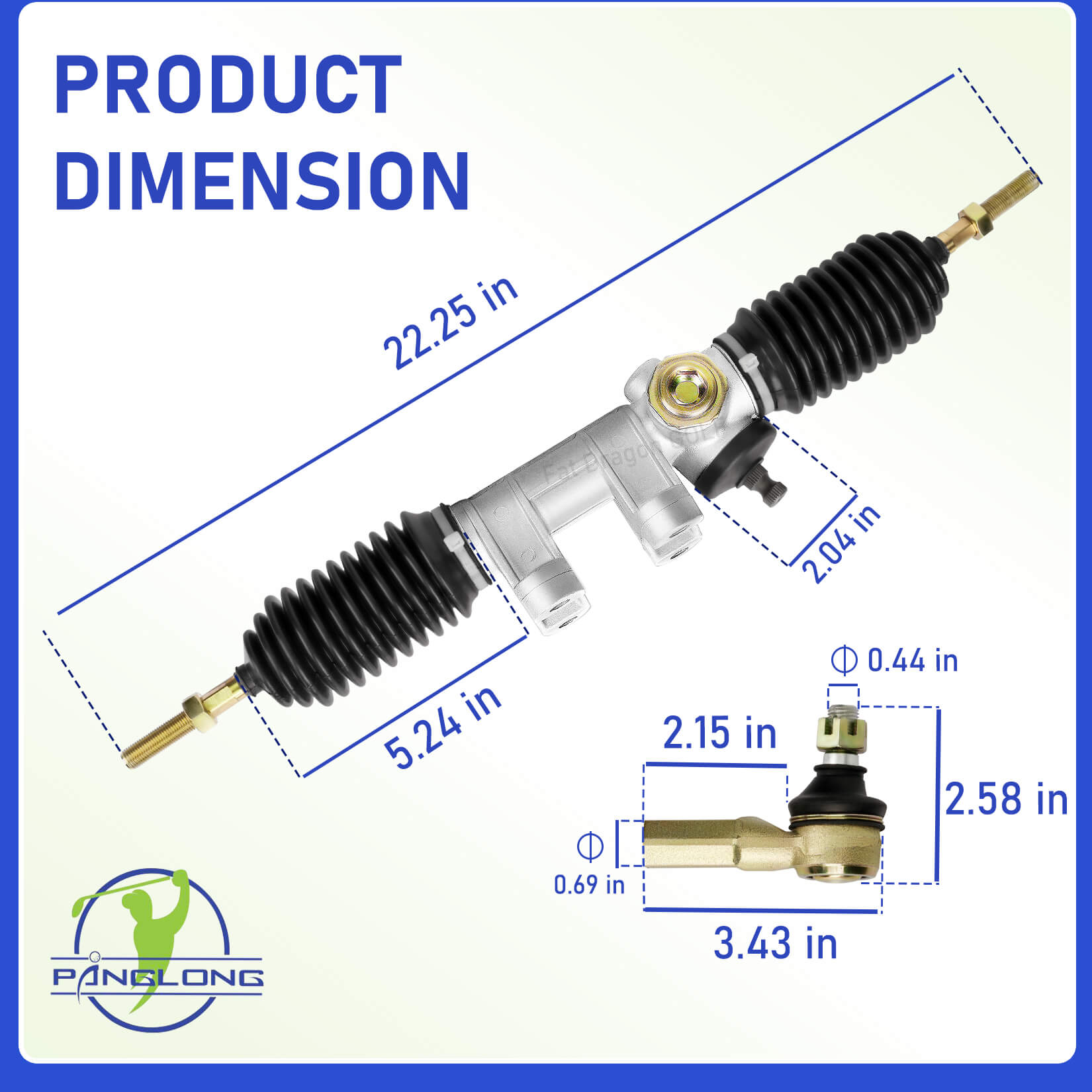 Yamaha Golf Cart Steering Gear Box Assembly for G22 Models 2003-2007 | Drive-up