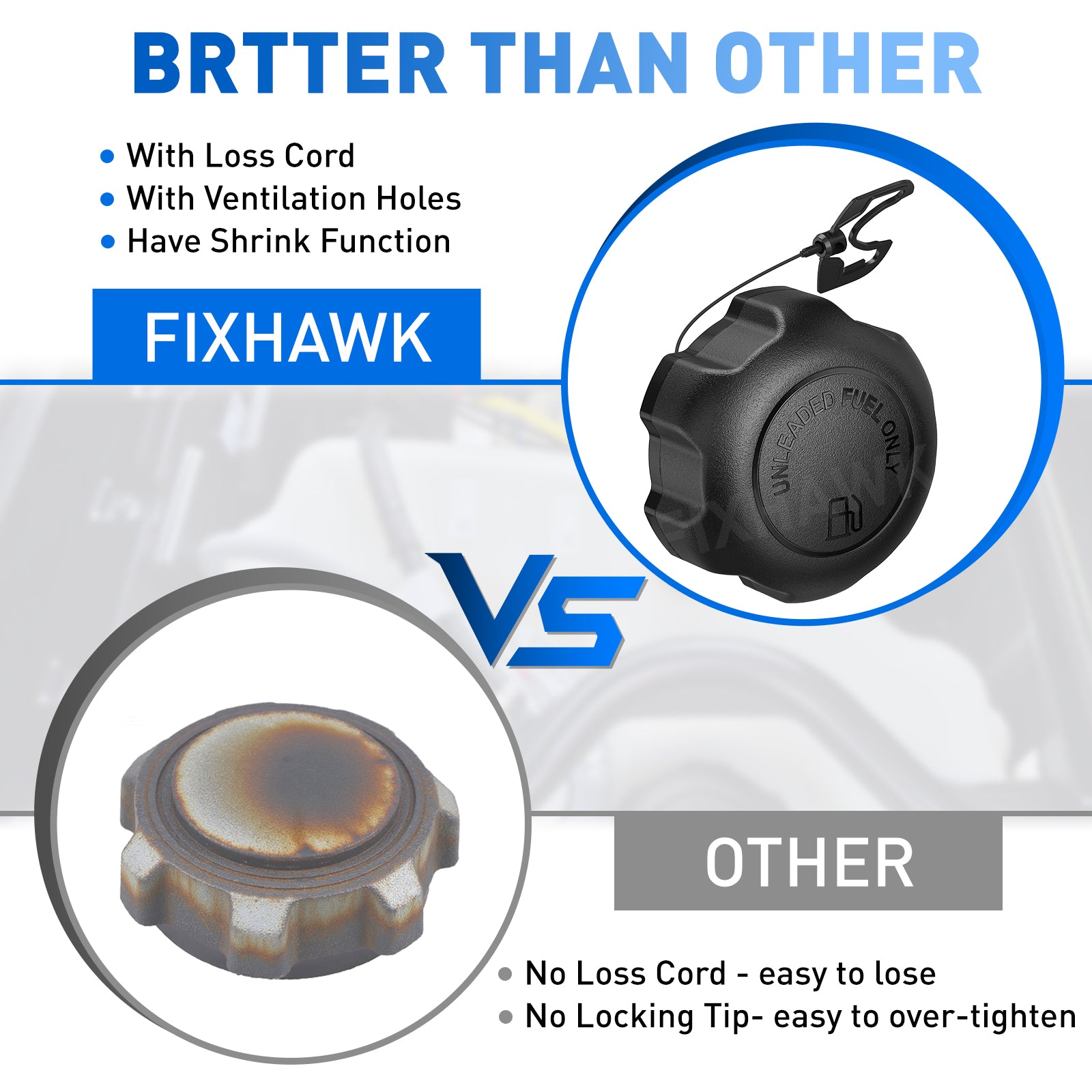 golf cart fuel cap