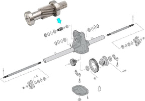 DRIVE-UP Golf Cart Input Shaft Kit, Include Clasp Spring, Oil Seal, O-Ring Seal, Fit for Electric EZGO RXV 2008-Up, OEM#620329