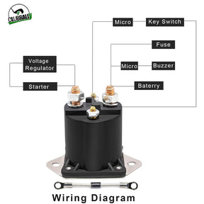 DRIVE-UP Golf Cart Gas Electrical LPL6003 12V New Solenoid Relay with Diode, Fits for Club Car Tempo 2018-up and Club Car DS & Precedent 1984-UP, OEM#1013609,1014948