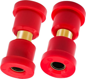 Golf Cart Red Polyurethane Bushings Sleeves Kit for Club Car DS 1992-UP Models, Front Leaf Spring Bushings Kit OEM 1015583 1012303