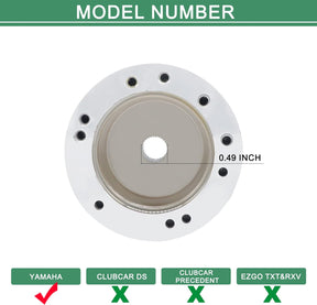 Golf Cart Steering Wheel Adapter Applicable to Yamaha