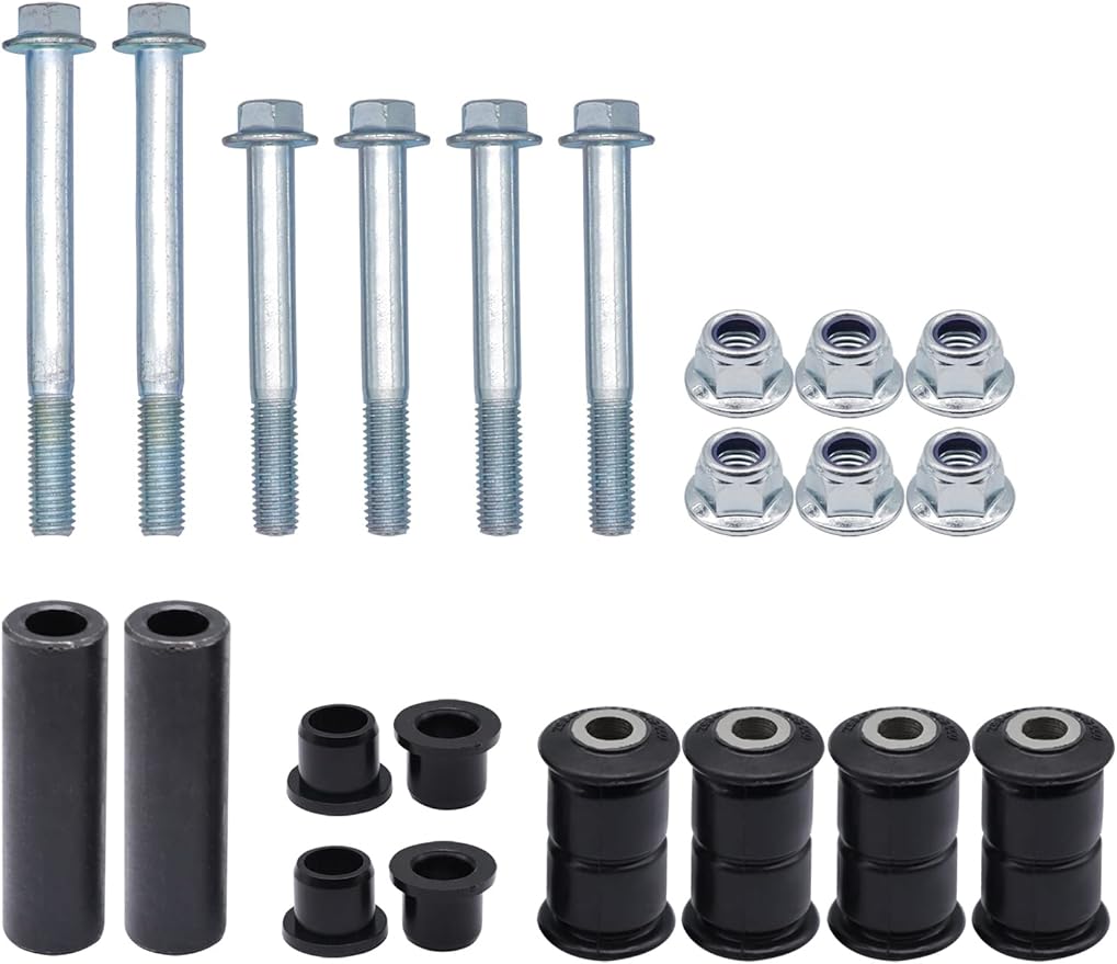 CartClan Golf Cart A Arm Suspension Bushing and Sleeve Kits Fits EZGO RXV #608086 601340 602085 601754 602415 600525