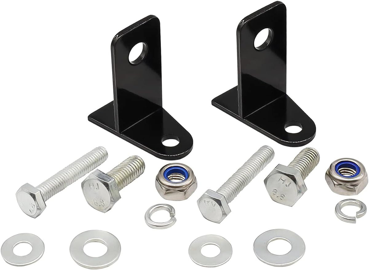 Golf Cart Seat Belt Bracket Mounting kit, 2+2 Front Row Seat Belt Mounting Bracket Adaptor for 4 Passenger Club Car Precedent/Tempo/Onward