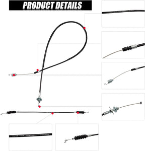 CartClan Golf Cart Club Car DS Governor & Accelerator Cable Snap in Kawasaki FE290 2004 & UP