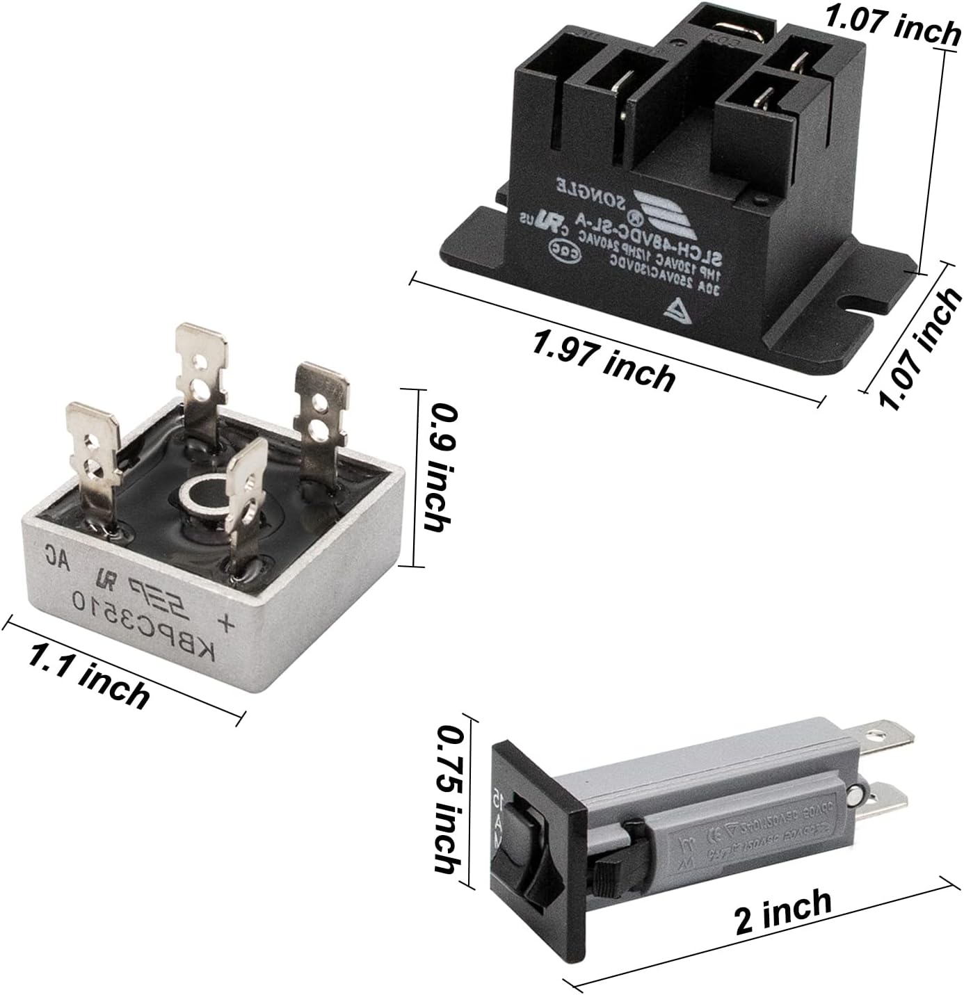 Upgrade Club Car Battery Charger Repair Kit for 48 Volt PowerDrive Chargers OEM#22110