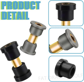 Club Car Precedent Bushing Kit-Polyurethane, Front Suspension & Rear Suspension and A Arm Bushing Kits, Suitable for Precedent 2004-Up, OEM #102506601, 102506401, 102956201, 102956201