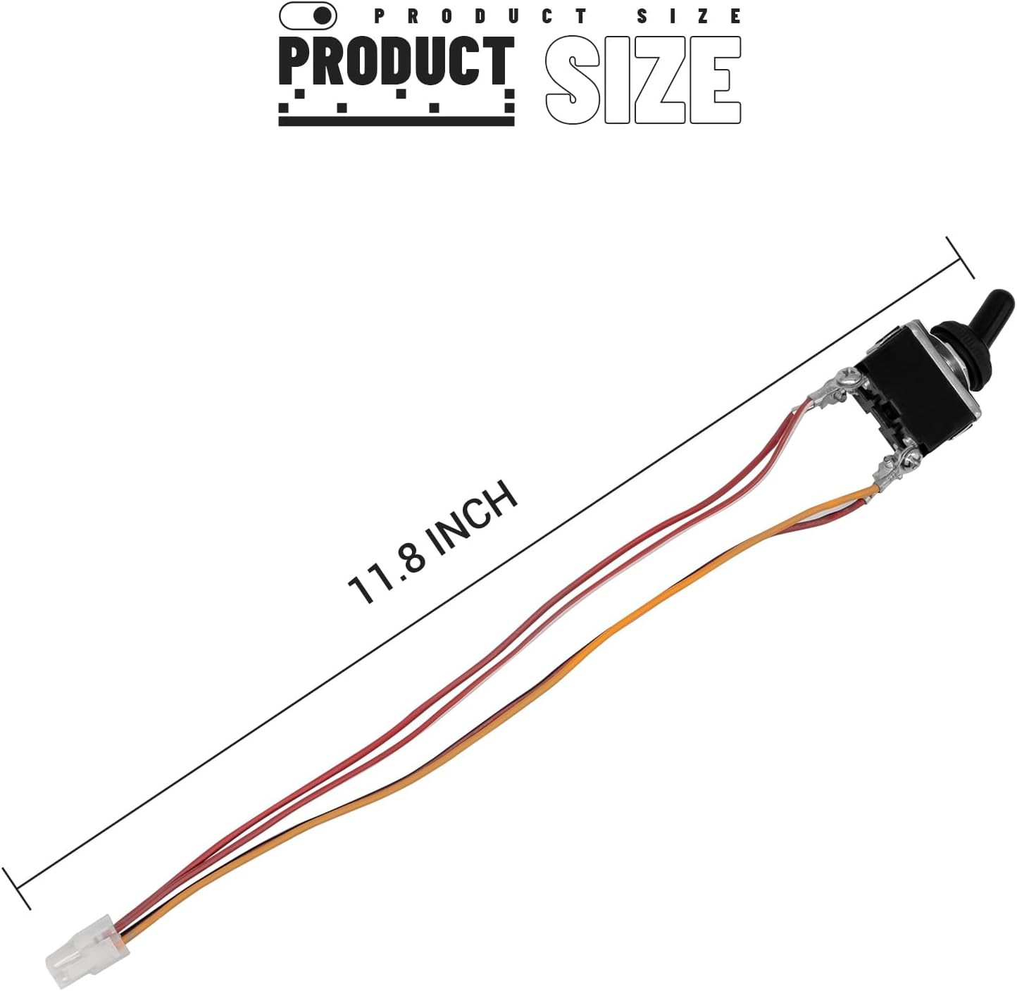 Golf Cart Run/Tow Switch with Connecting Wires, Fits EZGO Electric 1994-Up TXT, DCS and PDS, OEM#73125-G01/633114