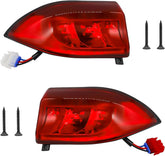 Golf Cart LED Tail Lights for Club Car Precedent 2004-Up and Tempo 2018-Up Models Replacements, 12V with 3 Pin Wires Rear Light Kit Driver and Passenger Side