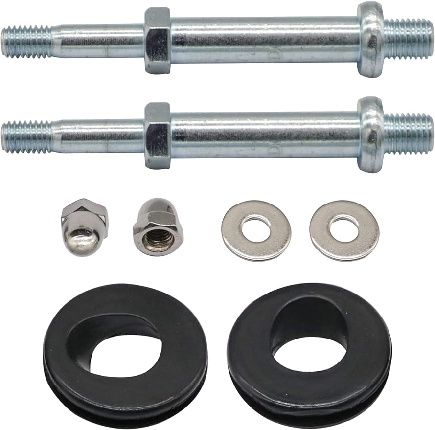 CartClan Top Front Roof Support Bolt Stud and Grommet Repair Kits, Suitable for 2003-2007 Yamaha G22 Golf Carts OEM#JU0-K834A-00-00 JU0-K834A-10-00 JN3-K832F-00-00