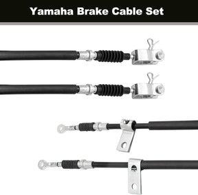 Golf Cart Brake Cable Set Applicable to Yamaha G8,G14,G16,G19,G22 Gas and Electric Replaces Passenger Side#JF2-F6351-10 & Driver Side #JF2-F6341-00 (2Pcs)