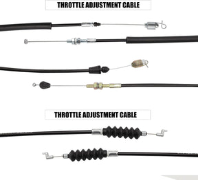 DRIVE-UP Club Car Precedent Gas Golf Cart Governor & Accelerator Throttle Cable Snap in Kawasaki FE290/FE350 2004-2015, Replace 102336001 102513102 102595101