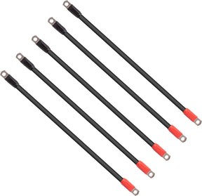 Drive-up Golf Cart Battery Cable Set for Club Car DS 1995-Up 48 Volt 4 Gauge (Set of 5)