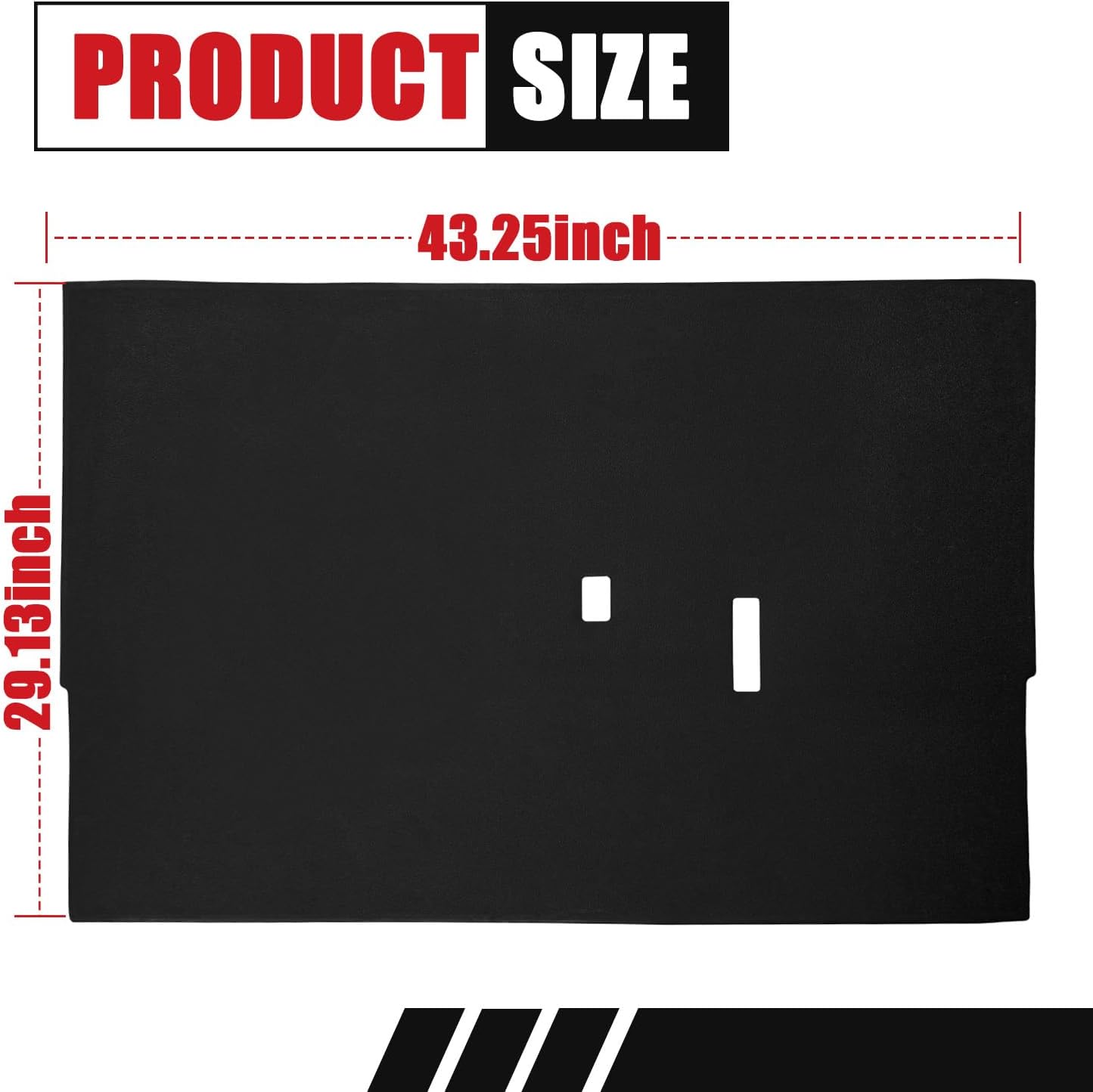 Panglong Club Car DS Floor Mat, Factory Style Full-Coverage Club Car Floor Mat, Suitable for Club Car DS 1982-up Golf Cart, Replace OEM#1015032, 101503202