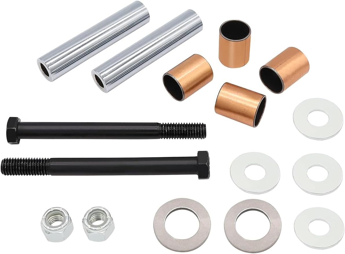 Golf Cart Spindle King Pin Tube Bushing Repair Kit with Claw Copper Sleeve, Fits EZGO DCS G&E 1994 to 2001.5,OEM#70328-G01, 70327-G01, 16623-G1