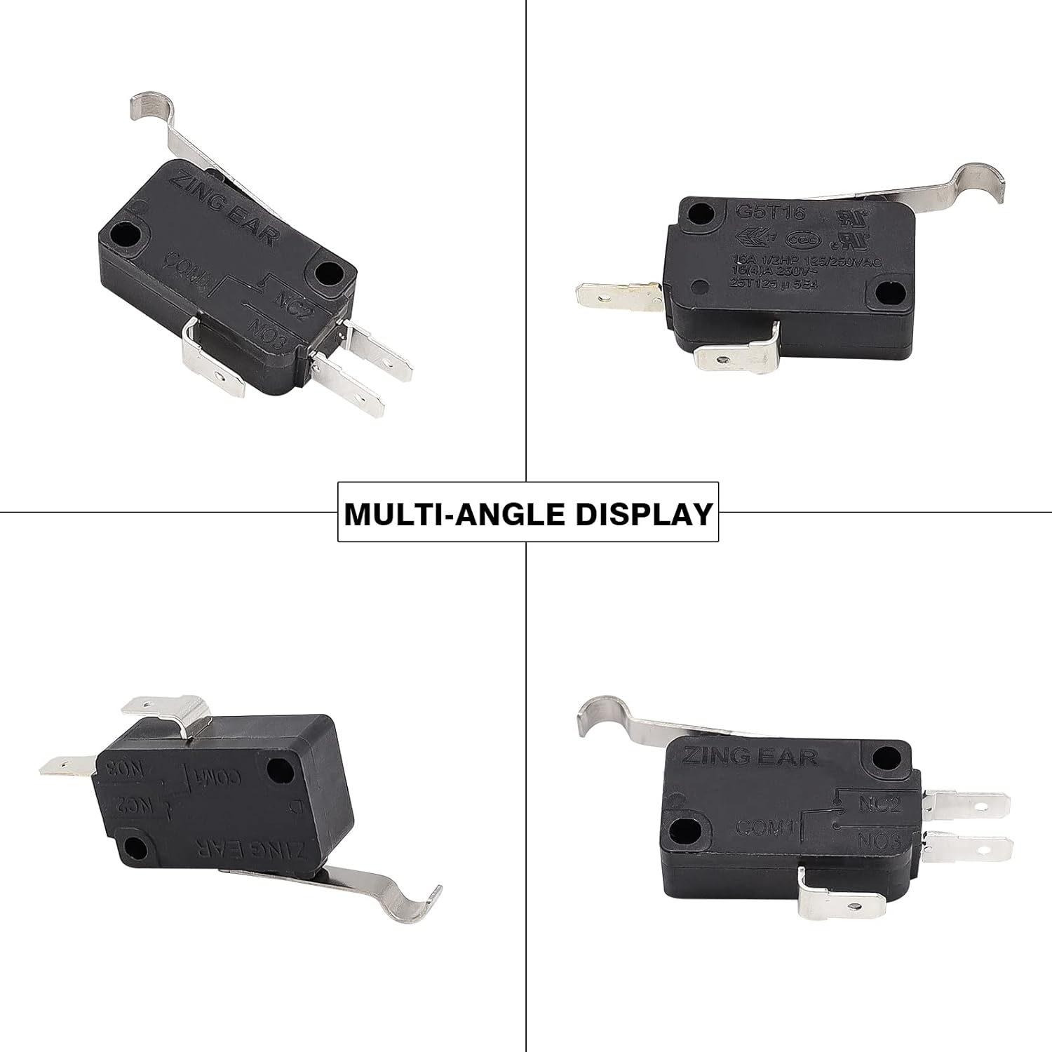 Drive-up 4 Pack Micro Switch 2 & 3 Prong Fit Club Car DS & Precedent Car Golf OEM 1014807 1014808