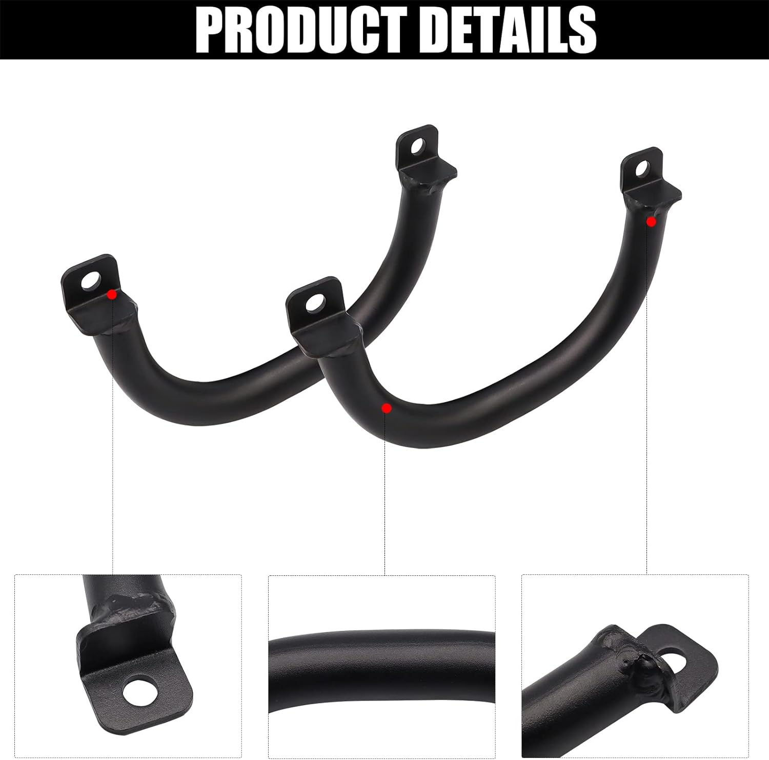 CartClan Golf Cart Grab Handle Set of 2 Universal, Suitable for Club Car EZGO Yamaha