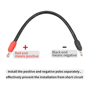 Golf Cart Battery Cable Set 4 Guage for EZGO TXT Medalist 1994-Up Models(Set of 5)