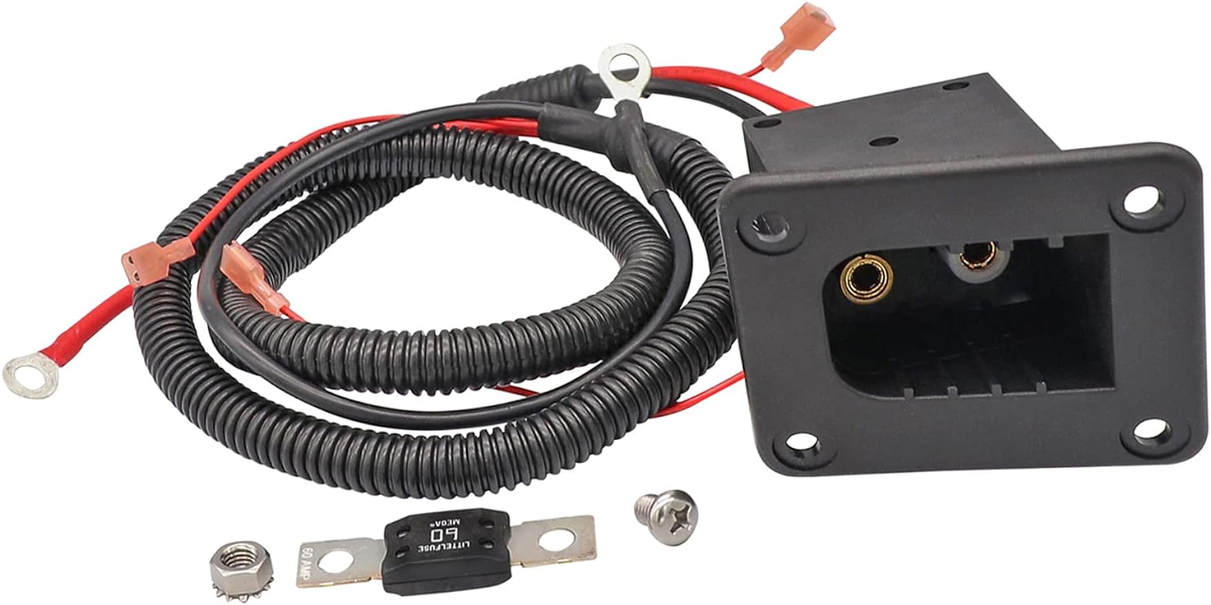 36V Powerwise Charger Receptacle Fit for EZGO Medalist TXT/DCS/PDS Electric Golf Carts OEM#73051-G29 73063-G01