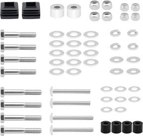 DRIVE-UP Golf Cart Suntop Hardware Kit, Front Top Strut Stainless Steel Screw Bushings Repair Kit for 1994-2013 EZGO DCS/PDS/TXT/Medalist 2-Seater Model, OEM#75465-G01