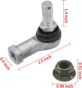 Panglong Outer Tie Rod End, Applicable to 2003-Up Yamaha Gas and Electric G22&G29 Golf Cart, Replace OEM #JU0-F3841-00 2 Packs