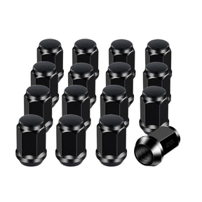 Golf Cart Lug Nuts-Black, Club Car & EZGO Lug Nuts 16PCS, Black Wheel Lug Nuts Suitable for Club Car & EZGO Golf Cart, Size 1/2-20, OEM# 1701160, 14723-G1, 1010984, 1701160