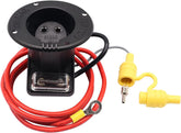 Club Car DS DC Receptacle with 48V Powerdrive Charger Fuse Receptacle,Golf Cart OEM 1018949-01 101802101 1017968-01