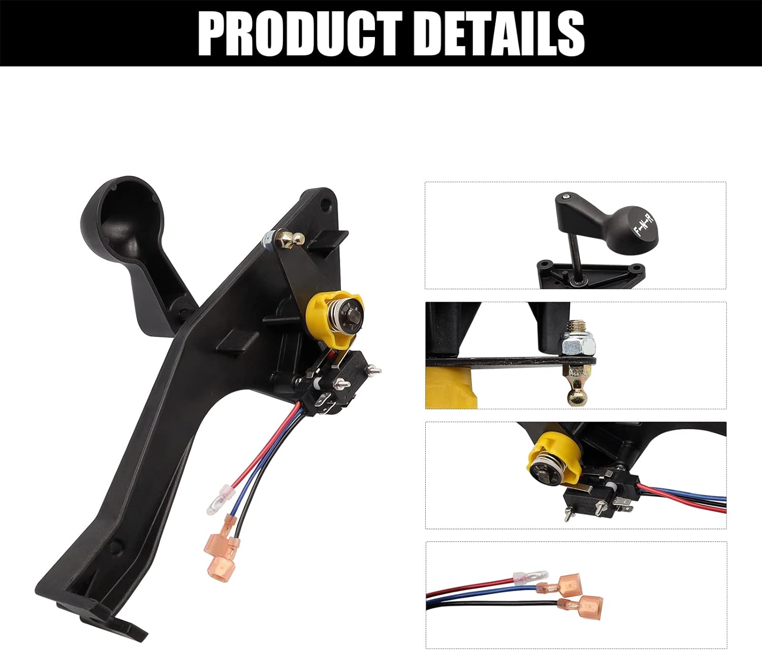 CartClan Club Car F&R Shifter Assembly for 2004-2015 Precedent Gas Golf Cart with Kawasaki FE290 & FE350 Engine OEM# 102514602 102514601