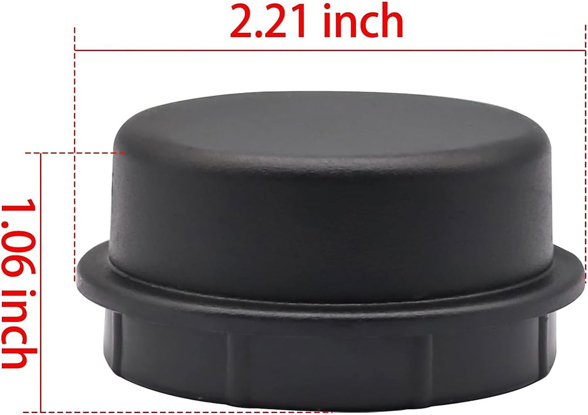 Golf Cart 2Pcs Front Hub Dust Cap Cover-Plastic Fits Club Car 2003-Up DS, 2004-Up Precedent and 2018-Up Tempo Golf Cart Spindle 102353201