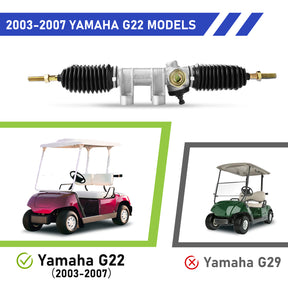 Drive-up Suitable for Yamaha G22 Steering Rack, Steering Gear Box Assembly Applicable to Yamaha G22 Golf Cart, Replace OEM #2003-07