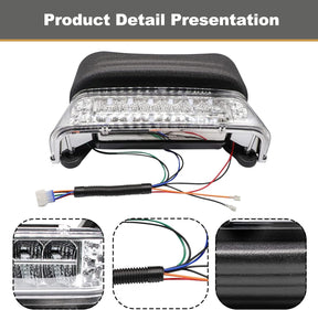 DRIVE-UP Club Car Precedent Led Head Light with Bumper Electric Replacement or Upgrade for 2004-Up Golf cart