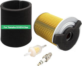 CartClan Air Filter Pre-Filter with Spark Plug Fuel Filter Tune Up kit Replacement, Suitable for Yamaha G1 G14 Gas Golf Cart Replace J10-14417-00 JF7-14450-01