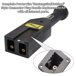 EZGO 48V Powerwise Charger Plug Dc Rectangular Style Plug Handle for Golf Cart -73051G20