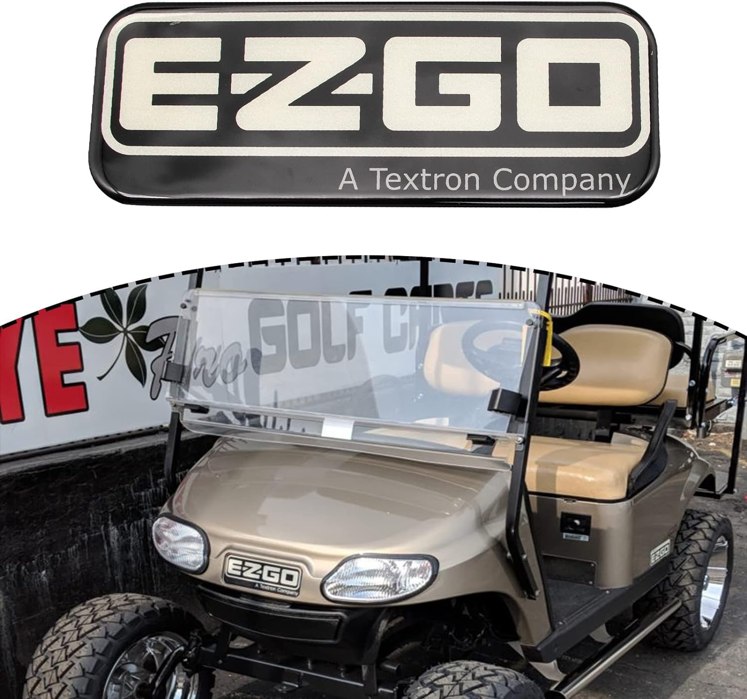 DRIVE-UP Name Plate for 2008 up EZGO RXV Golf Carts 606405