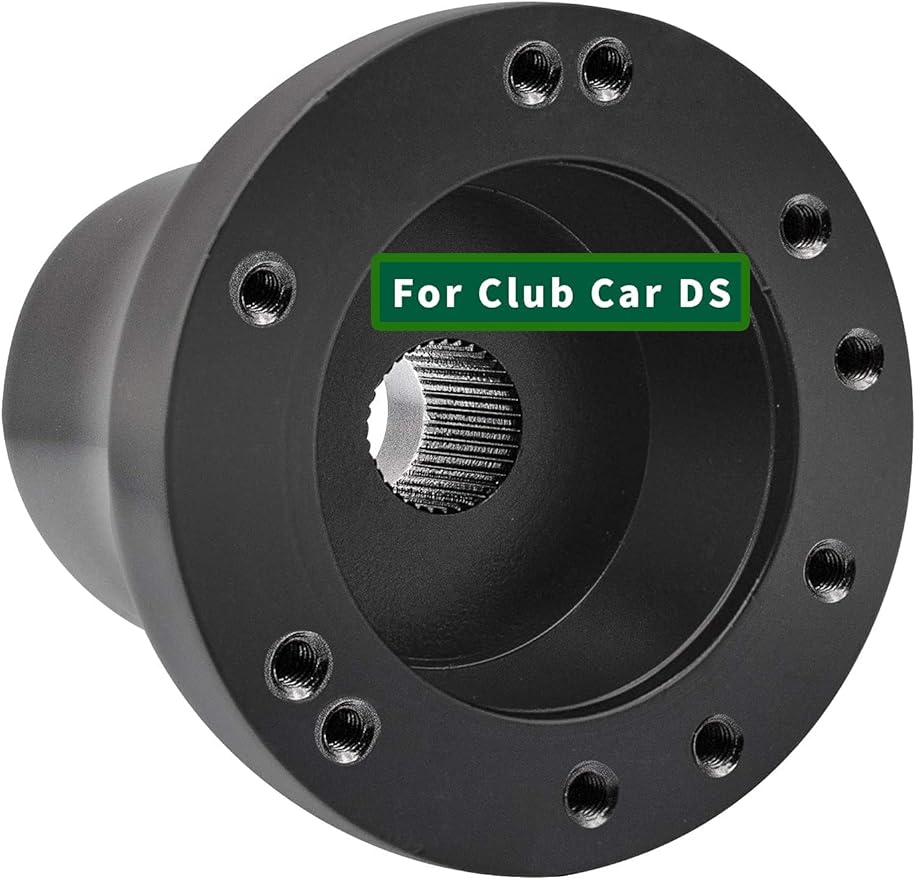 DRIVE-UP Golf Cart Steering Wheel Adapter for Club Car DS-Black