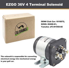 EZGO 36V 4 Terminal Solenoid for 1989-up 20468G1