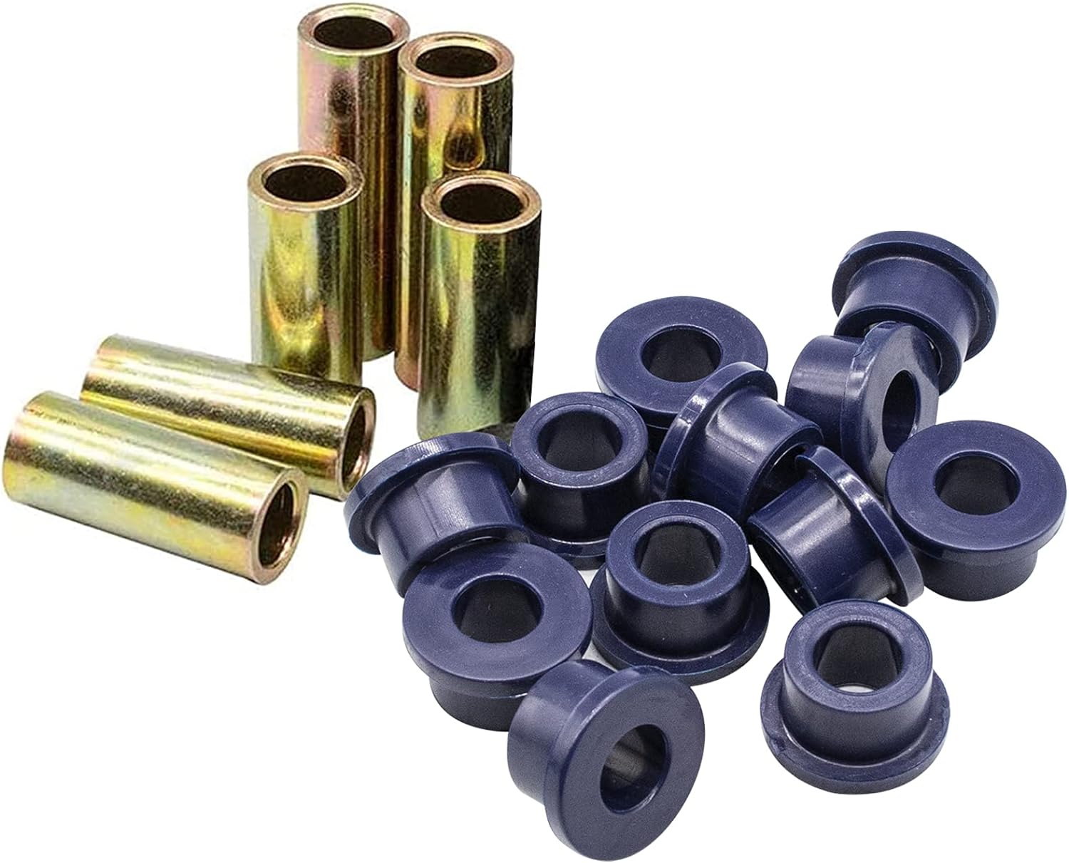 Front Upper A Arm Suspension for Club Car DS Gas/Electric Golf Cart,Polyurethane Bushing and Sleeve Kit 1016346 1016349 1016350