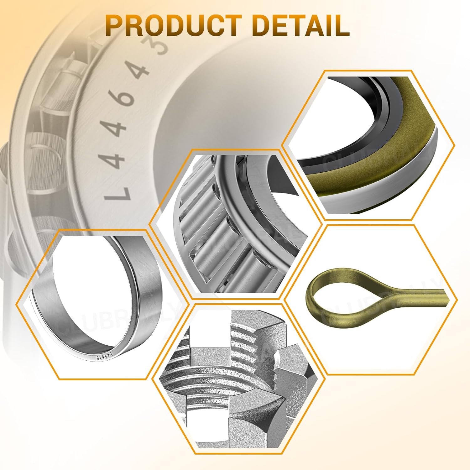EZGO TXT Golf Cart Front Wheel Bearing & Seal Replacement Kit 1976-Up |Drive-up